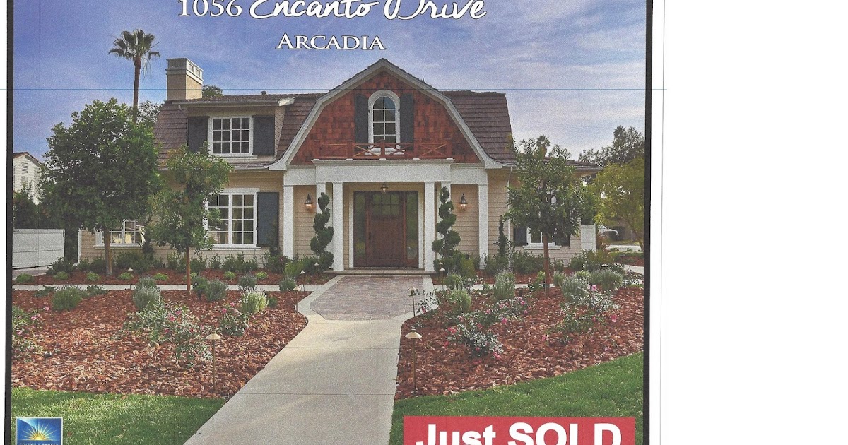 Eric Rosa Real Estate 1056 ENCANTO DRIVE ARCADIA (LOWER RANCHO)