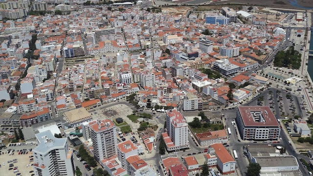 Foto aérea de Portimão – Portugal