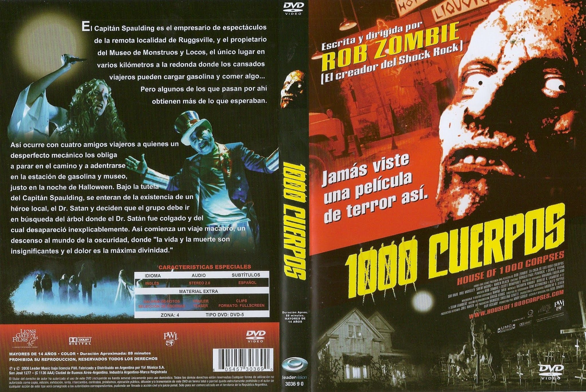 The Horrors of Halloween HOUSE OF 1000 CORPSES (2003) Ads, VHS, DVD