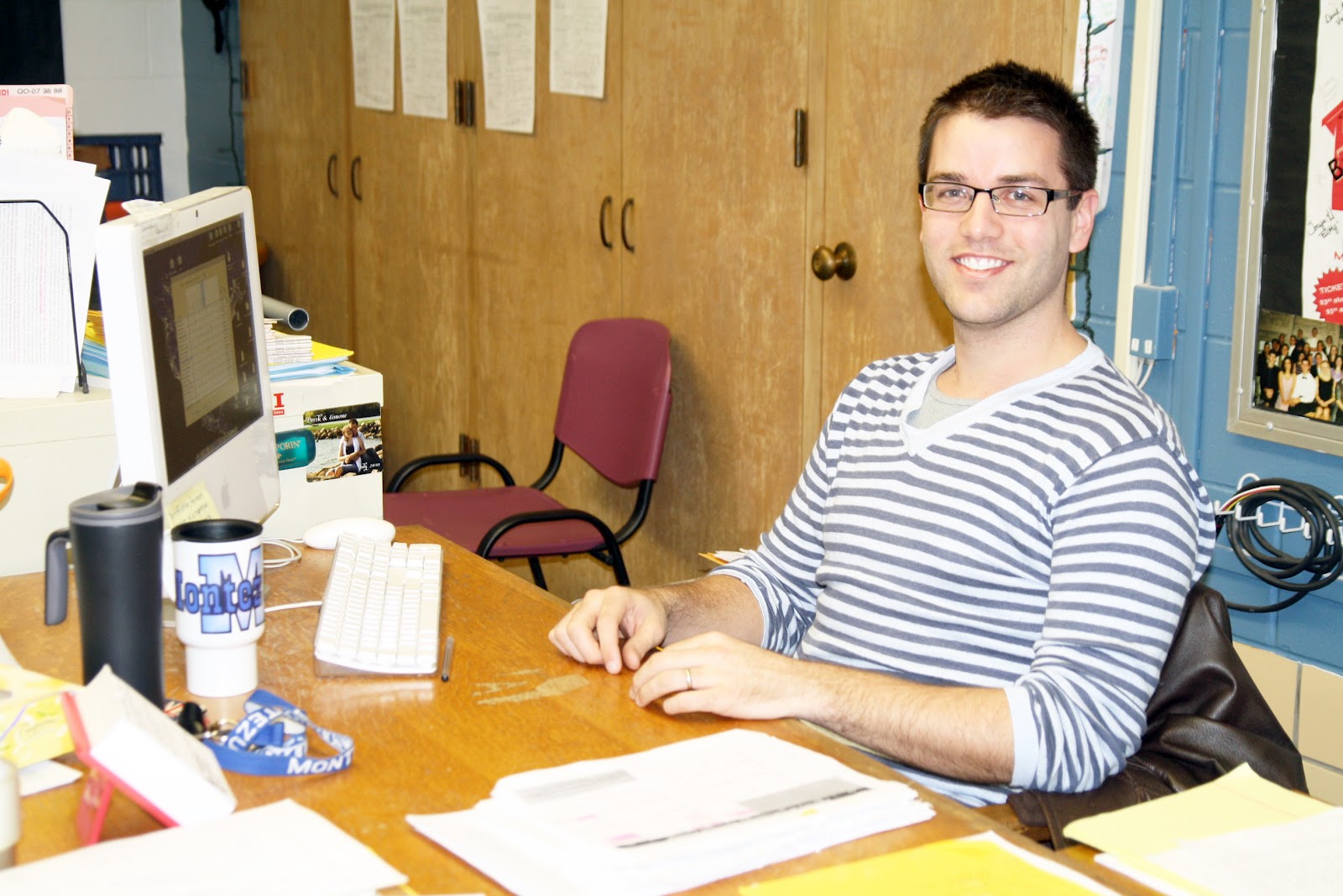 Montezuma Blue and White Teacher Talk Derek Bates