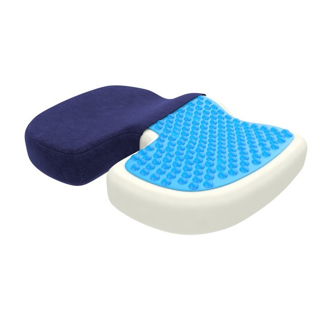 เบาะรองนั่ง เมมโมรี่โฟม พร้อมเจลเย็น Memory Foam With Cooling Gel Seat Cushion