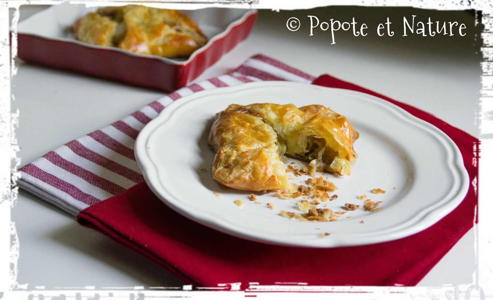 Feuilletés aux endives, pommes et camembert © Popote et Nature