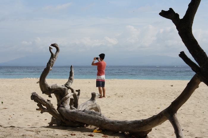 Unspoiled beach of Canigao Island Unspoiled beach of Canigao Island