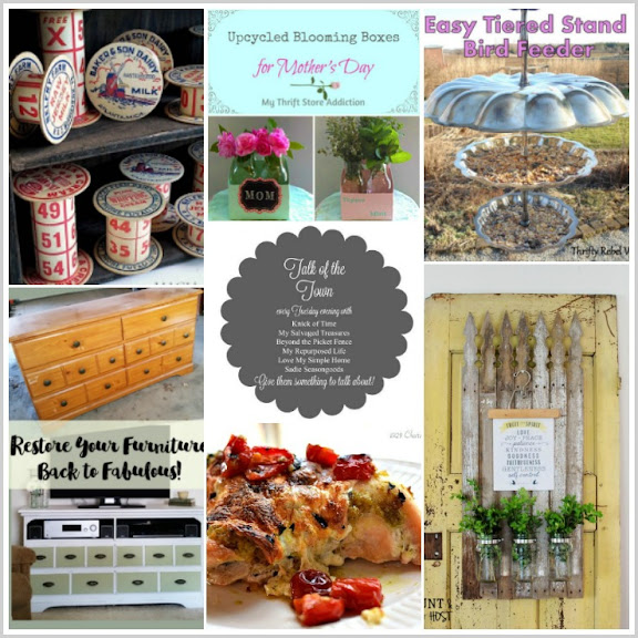 Talk of the Town Features upcycled and DIY features