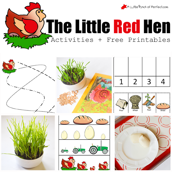 Retell Literacy Center Activity – The Little Red Hen