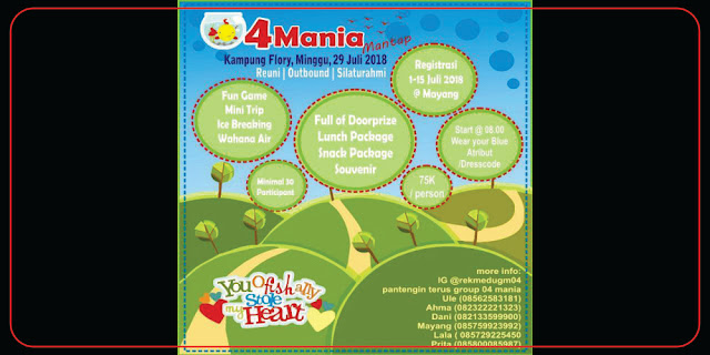 Reuni "04 Mania Mantap" di Kampung Flory | adipraa.com