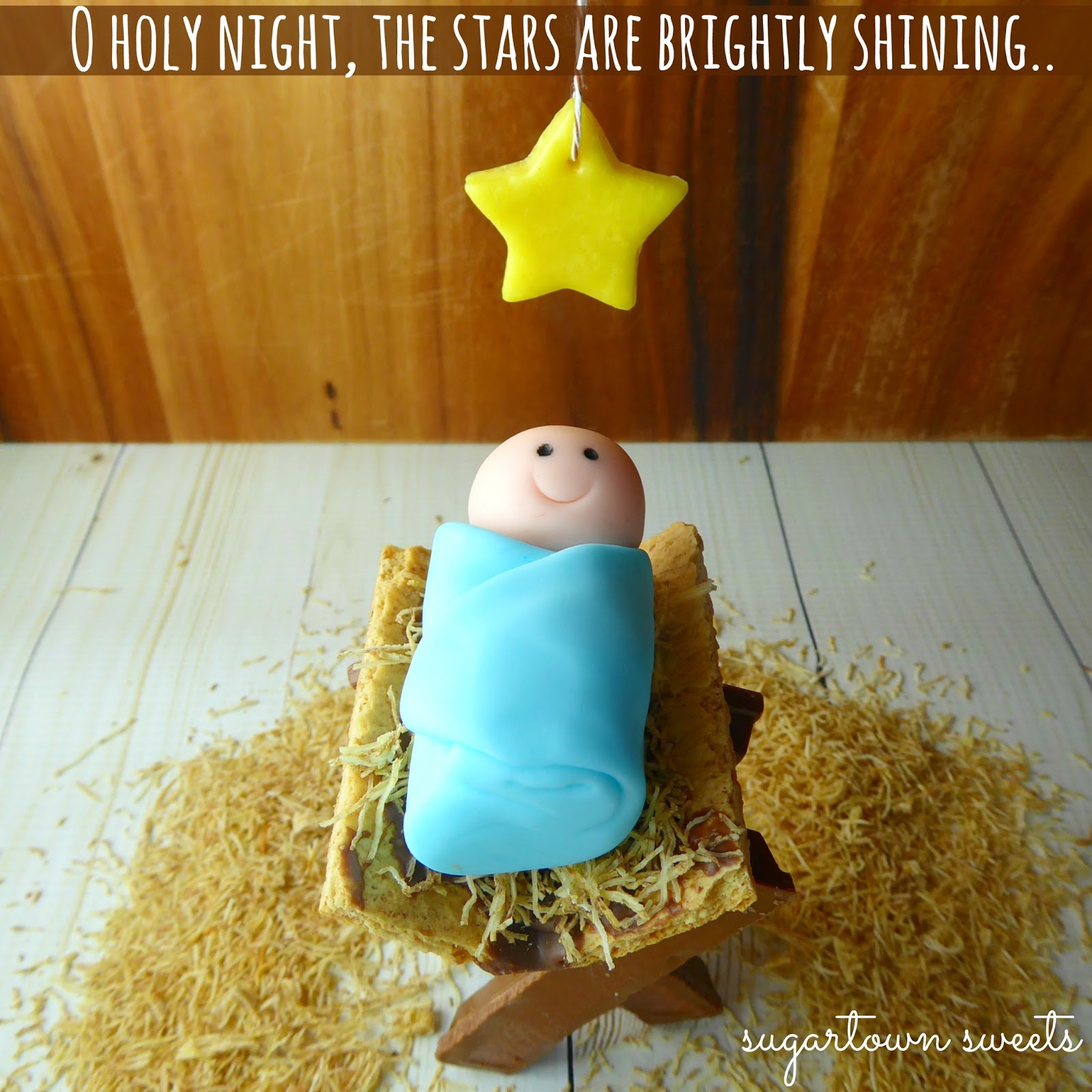 Sugartown Sweets Baby Jesus in the Manger Craft