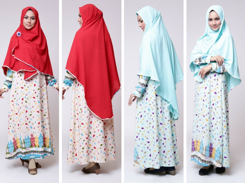 baju nikahan syari elegan