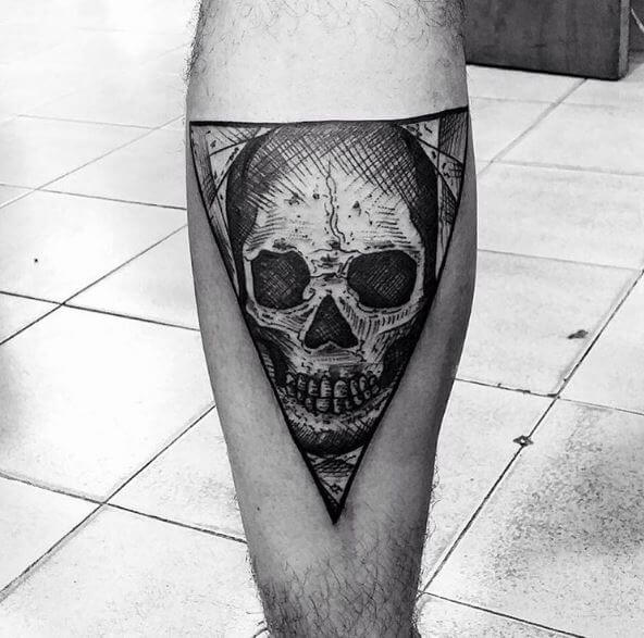 50+ Geometric Triangle Tattoos Designs With Meanings (2019