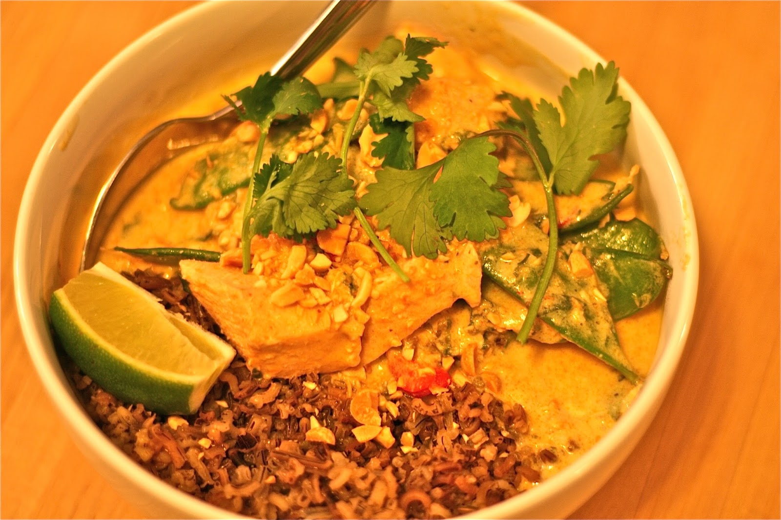 You have to cook it right Salmon Curry with Wild Rice