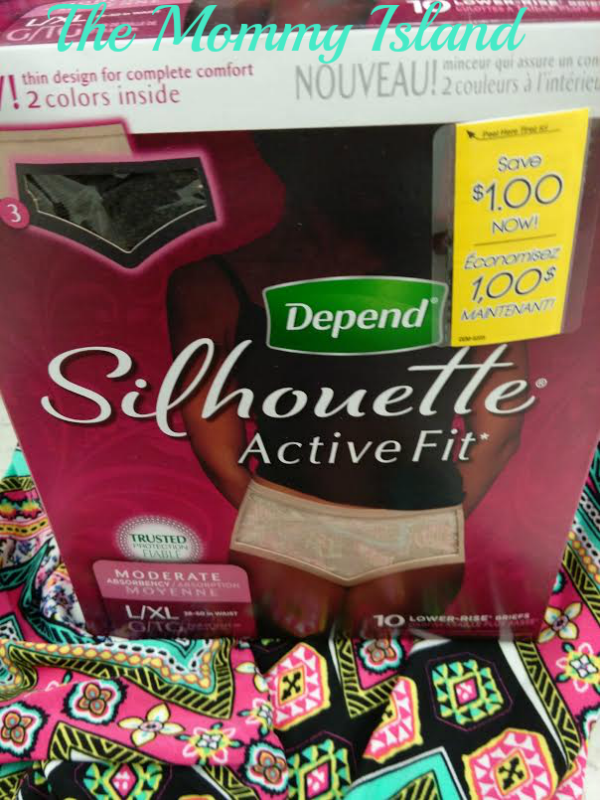 The Mommy Island Keeping It Simple With Depend Silhouette Active Fit