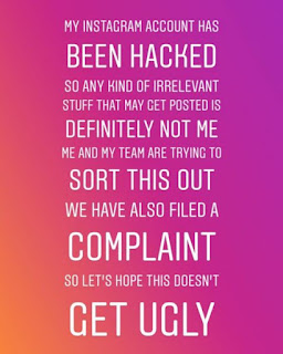 Amruta khanvilkar Instagram Account got Hacked