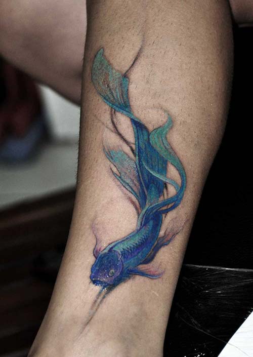 small blue koi fish tattoos koi balığı dövmeleri küçük small blue koi fish tattoos koi balığı dövmeleri küçük