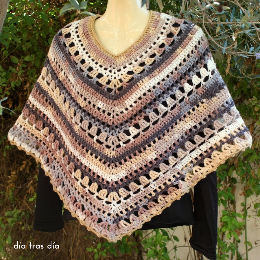Poncho crochet