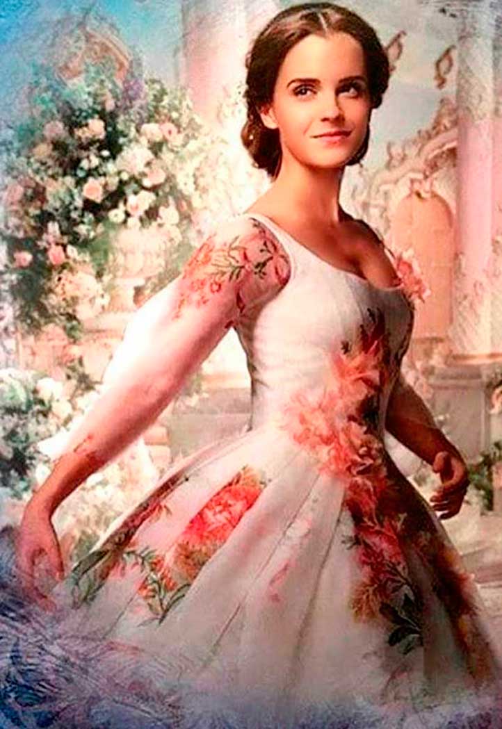 vestido de noiva da bela ea fera