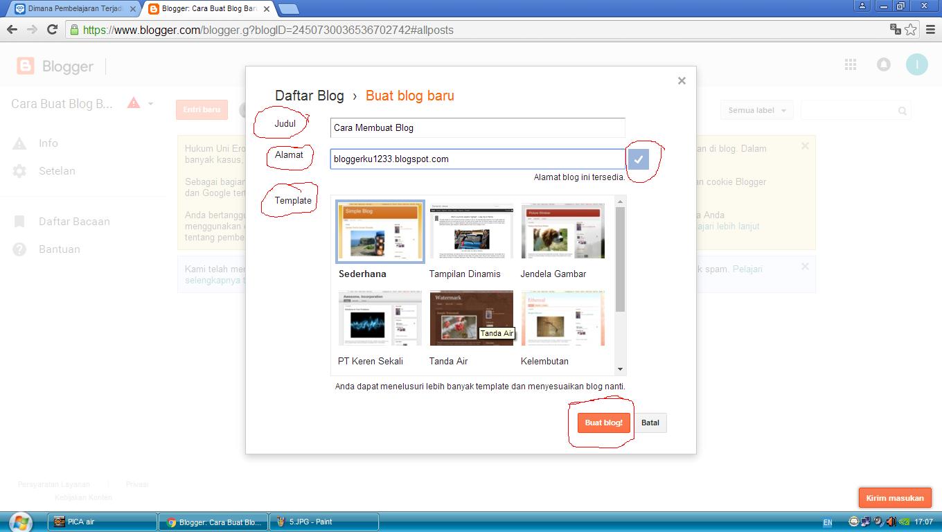 Cara Membuat Blog 2017