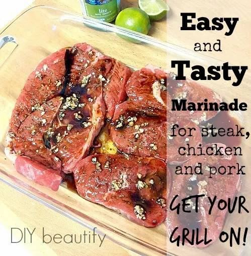 Easy & Tastiest Marinade for Grilling Meats www.diybeautify.com