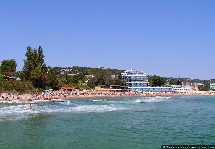 Пляж у отеля Сириус Бич, Св. св. Константин и Елена, Болгария
