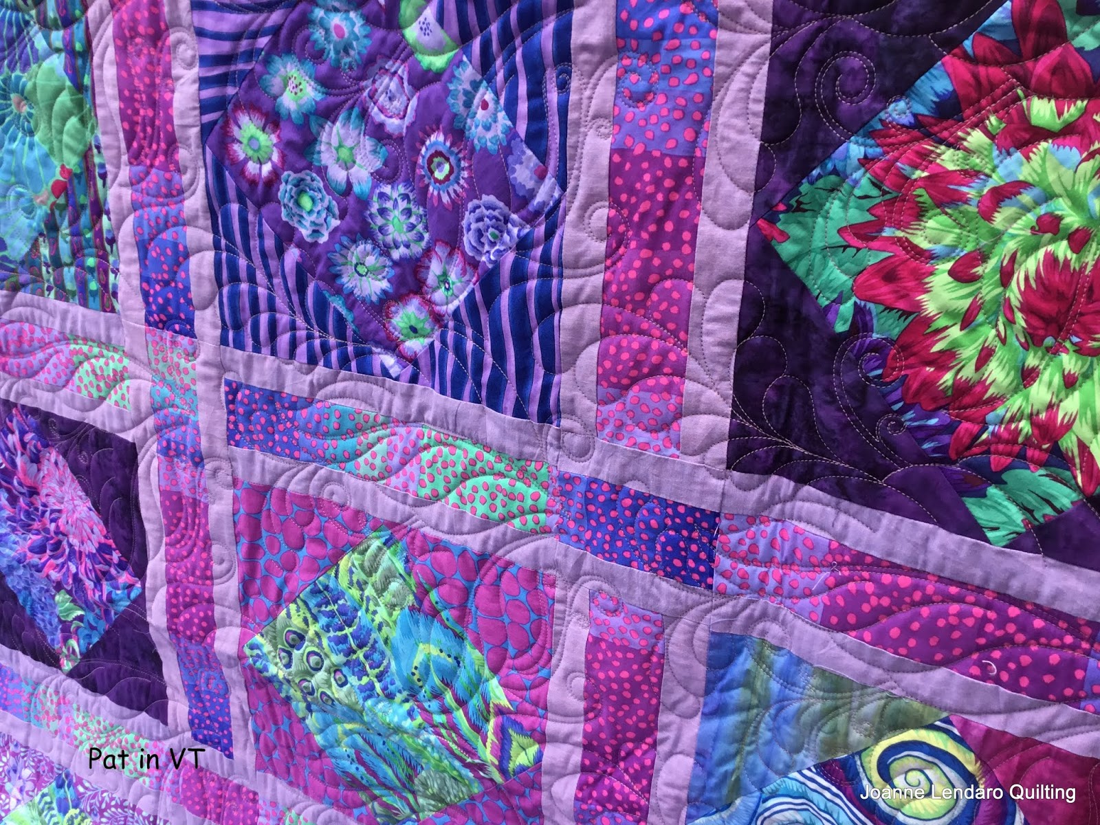 SplittingStitches Longarm Quilting Pat in VT