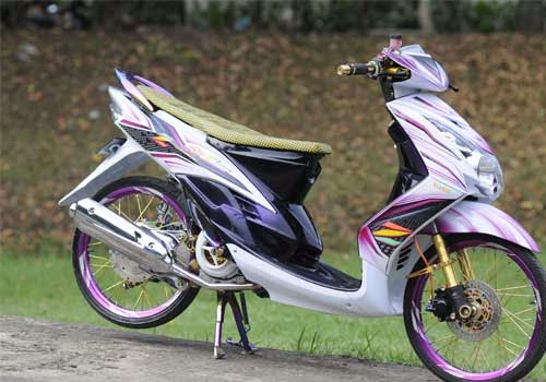 Foto Modifikasi Mio Soul Gt Fi | Motor Drag