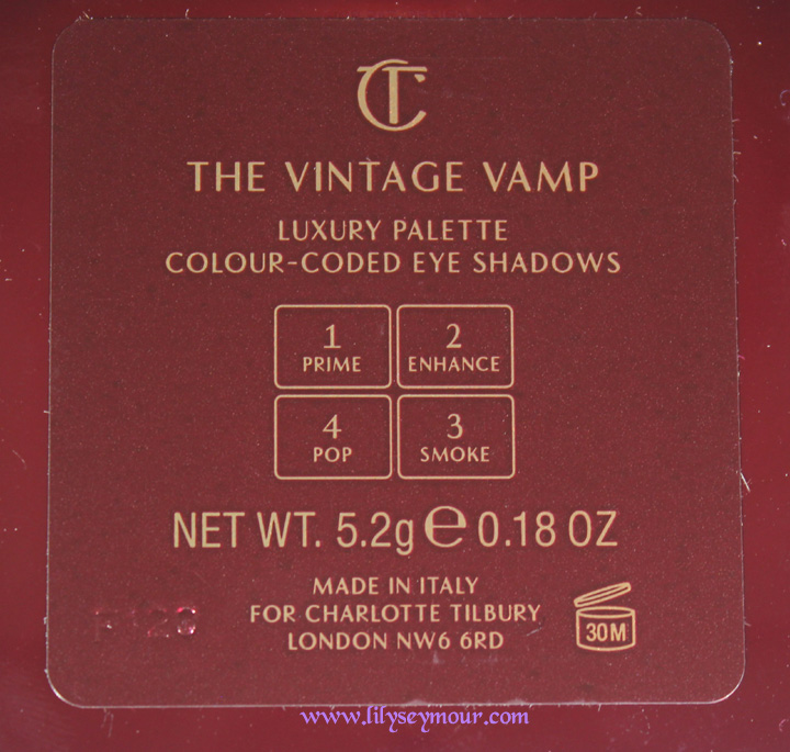 Charlotte Tilbury The Vintage Vamp Palette