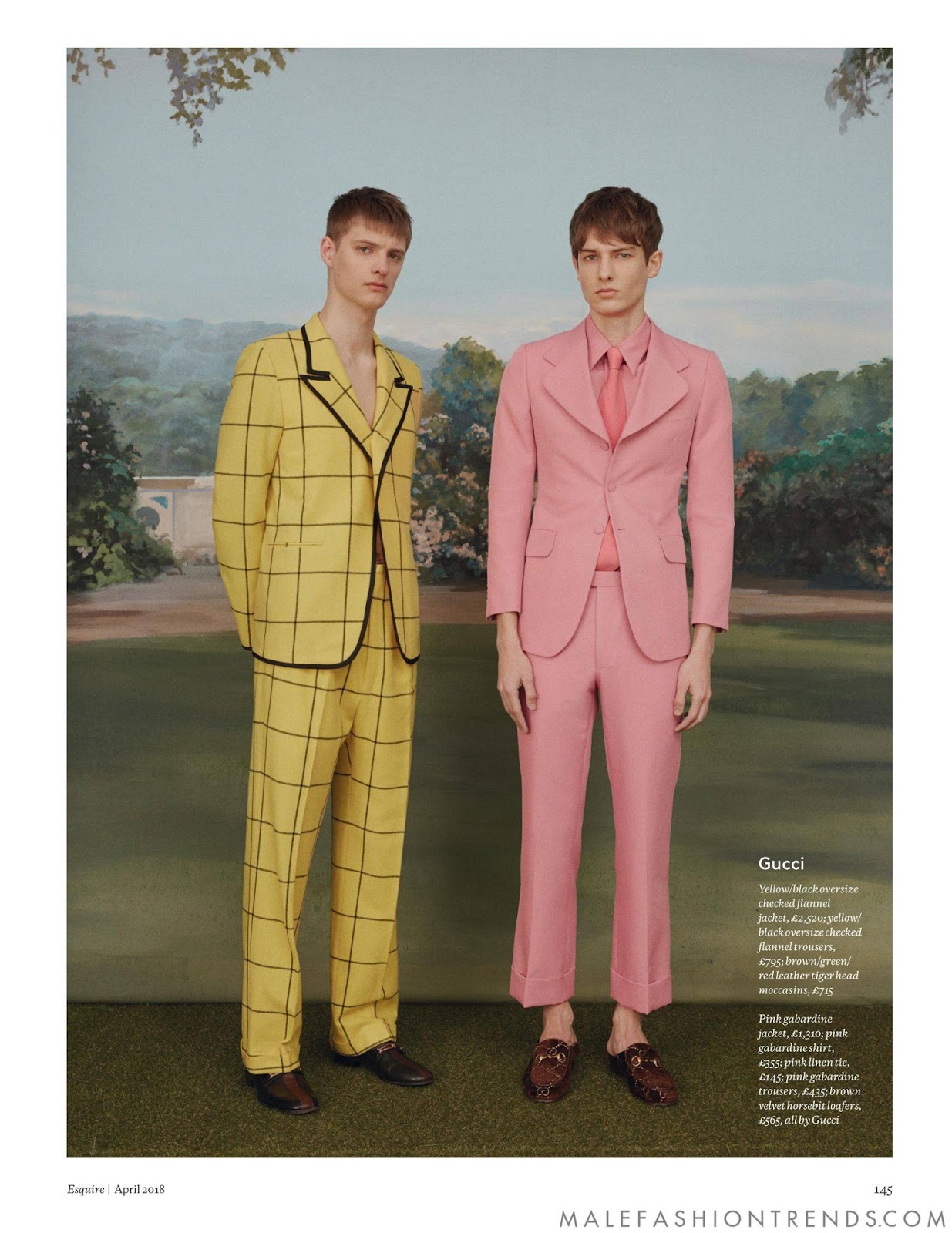 Nick Rupp y Mikhail Shmatov para Esquire UK por Jesse Laitinen