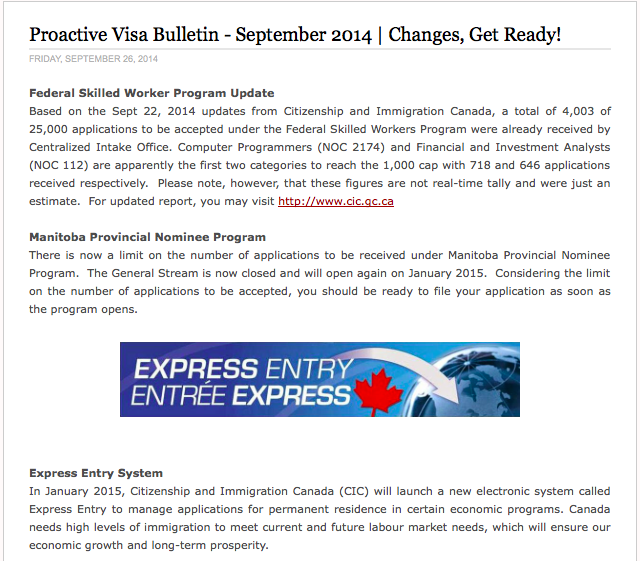 September 2014 Visa Bulletin