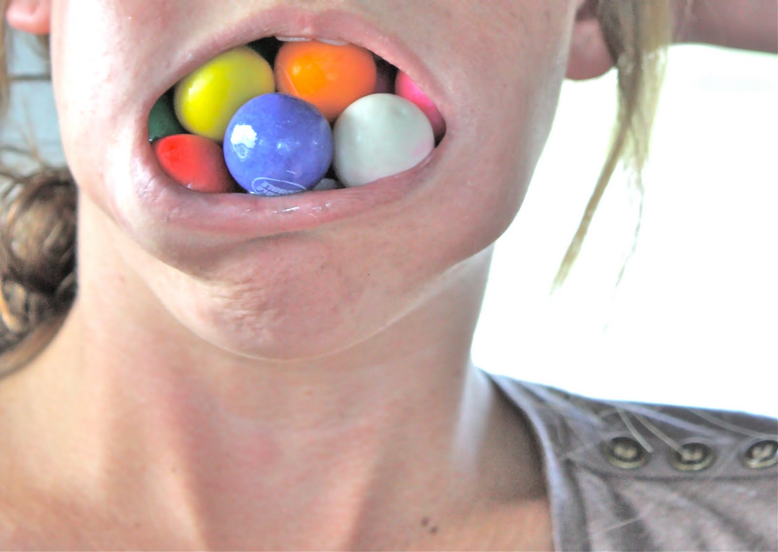 Bubble On Gum In Mouth 66