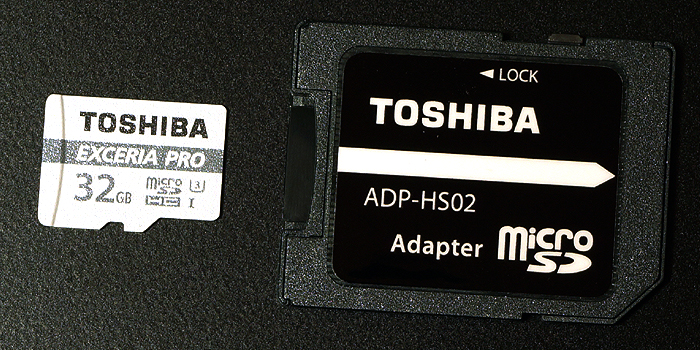 東芝 EXCERIA PRO M401 microSDカード レビュー