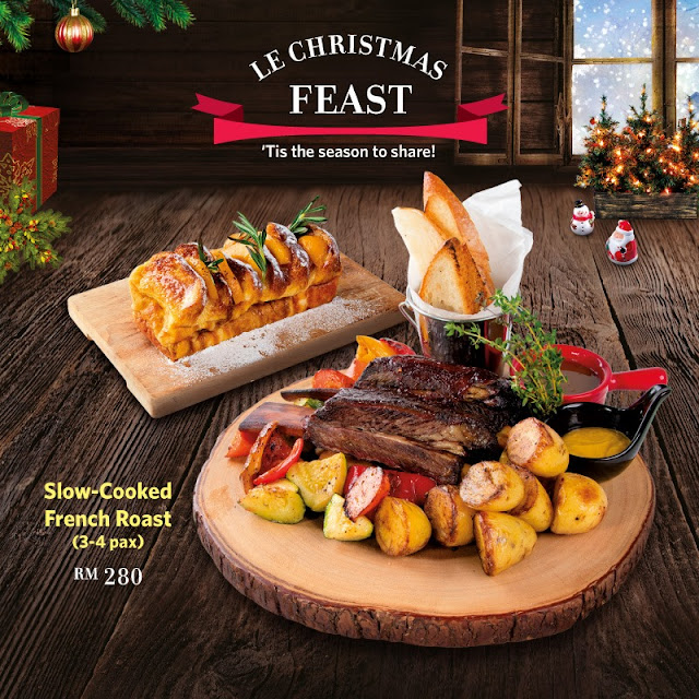 CHRISTMAS MENU 2019 @LE PONT BOULANGERIE - Slow-Cooked French Roast Beef Price
