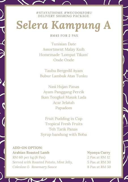 Furama Bukit Bintang Ramadhan Menu - Selera Kampung Set A Furama Bukit Bintang Ramadhan Menu - Selera Kampung Set A