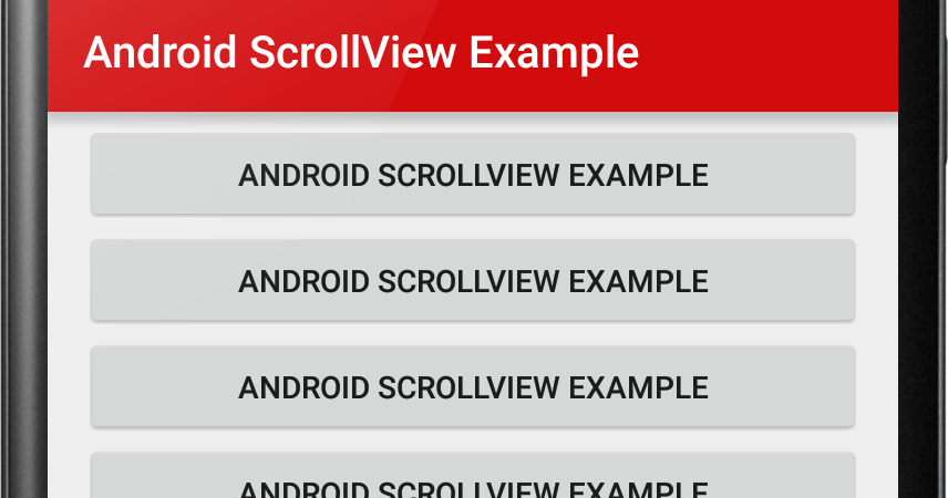 scroll bar android studio recyclerview