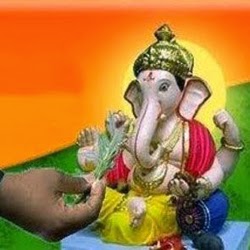 Ganesh ji and Durva