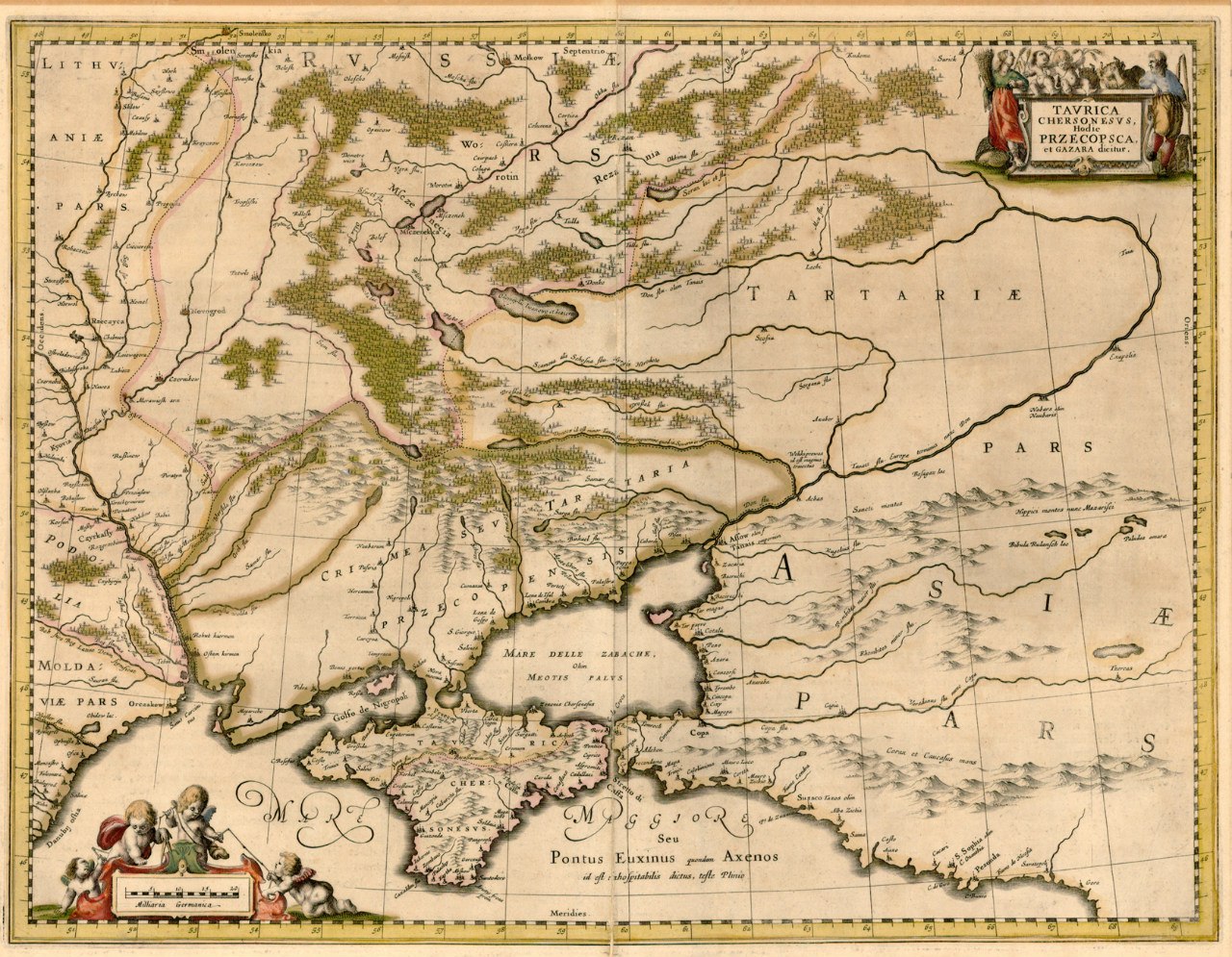 СТАРИ КАРТИ И АТЛАСИ: Балканите и Черно море