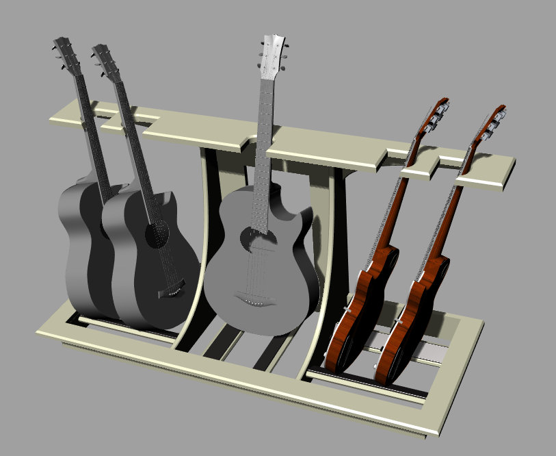 Guitar Stands CNC Infomation System