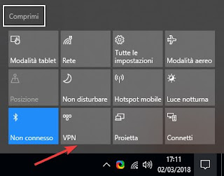 Tasto VPN Tasto VPN Windows 10
