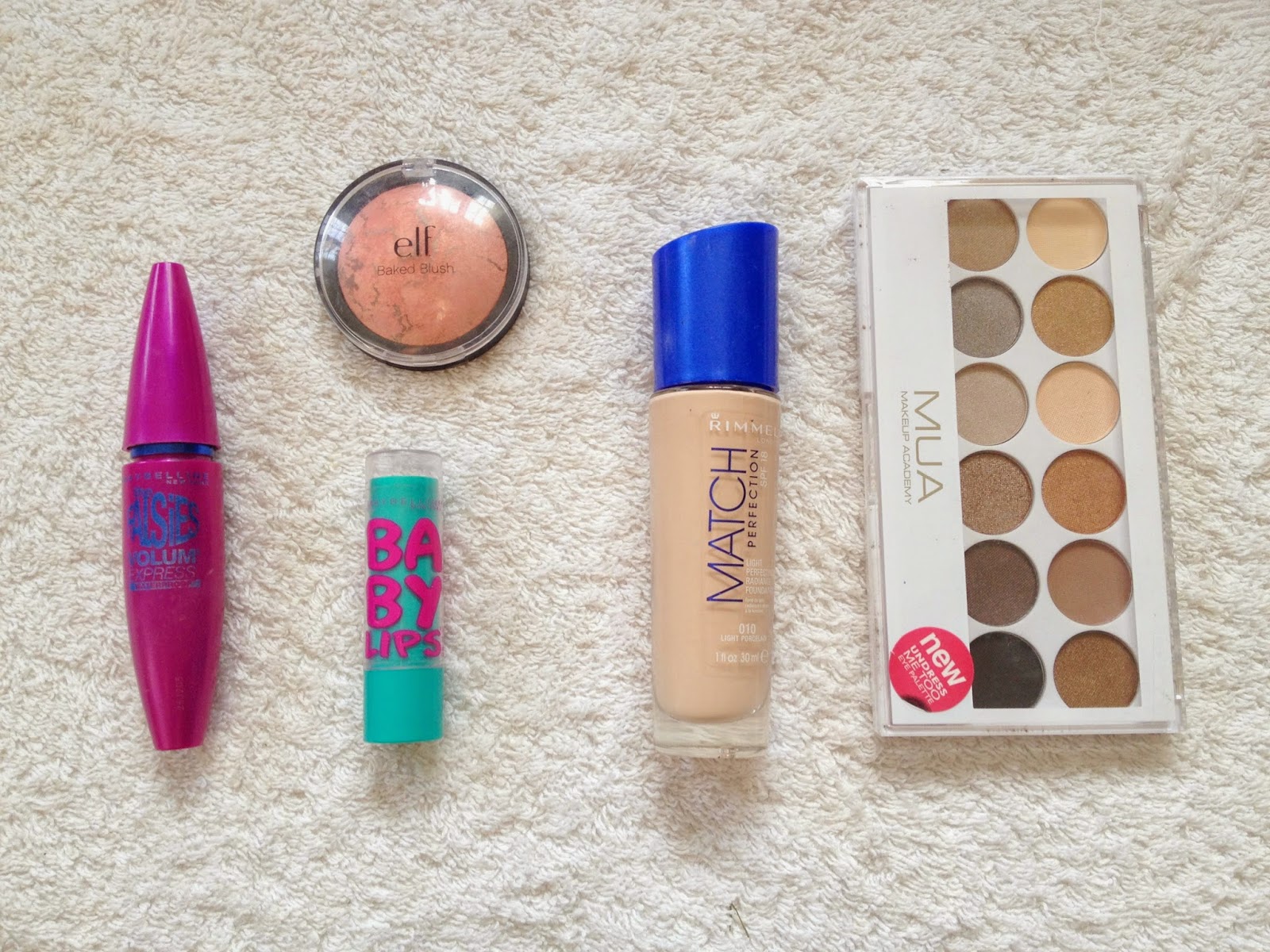 5 Product Face Tag featuring Maybelline, MUA, Rimmel and elf