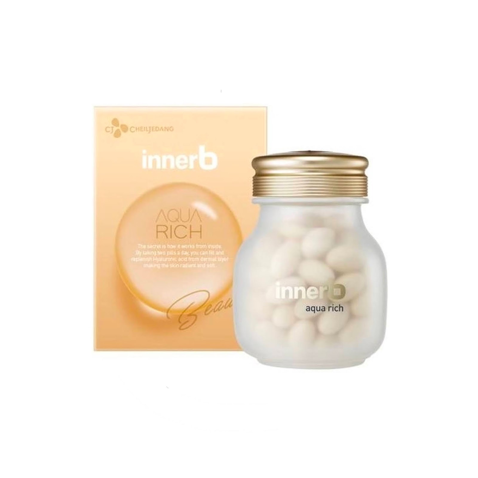 Innerb Aqua Rich - viên uống cấp nước và bổ sung Collagen
