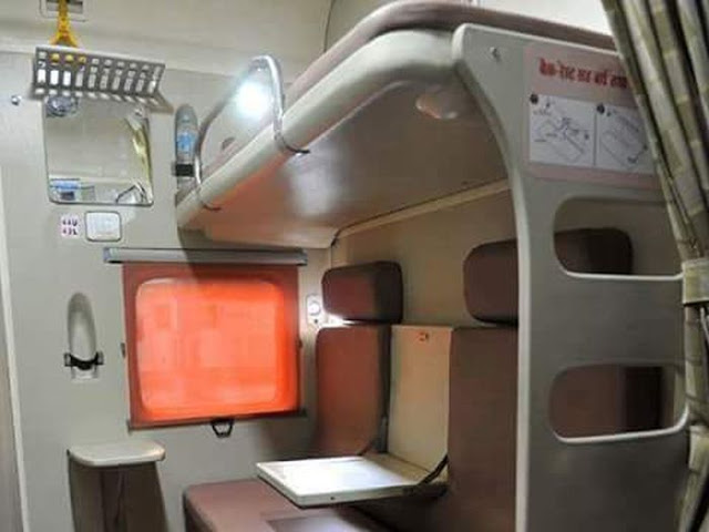 Indian Railway Coach Charging Points