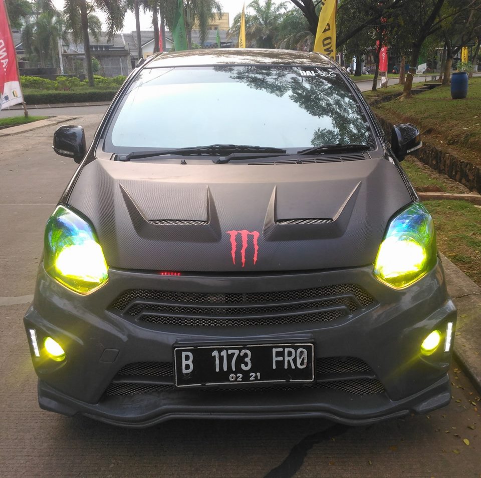 Modifikasi Ayla Agya Furious Style Auto Bodykit Mobil