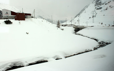 Estación nevada de Bernina Diavolesa