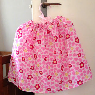 floral toddler skirt