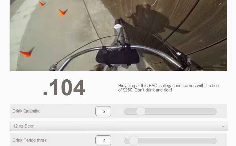 is it illegal to drink and cycle