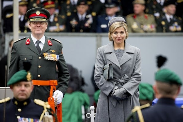 King Willem-Alexander and Queen Maxima of the Netherlands attends the ceremony of the Military Order of William (Militaire Willemsorde) to honor and award the Commando Corps