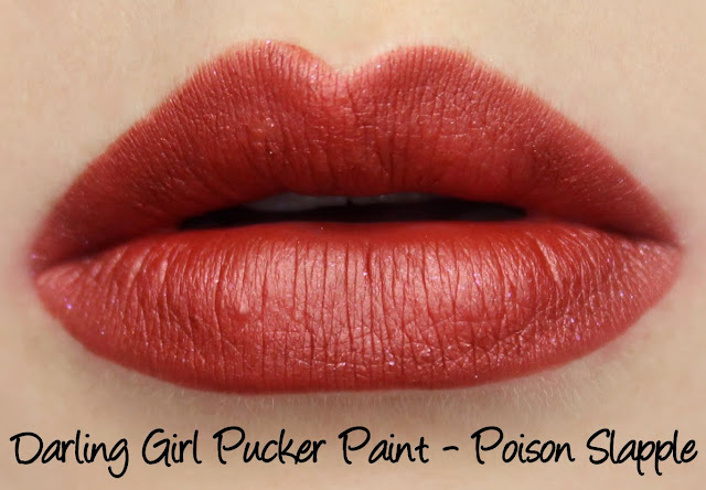 Darling Girl Pucker Paints - Poision Slapple Swatches & Review