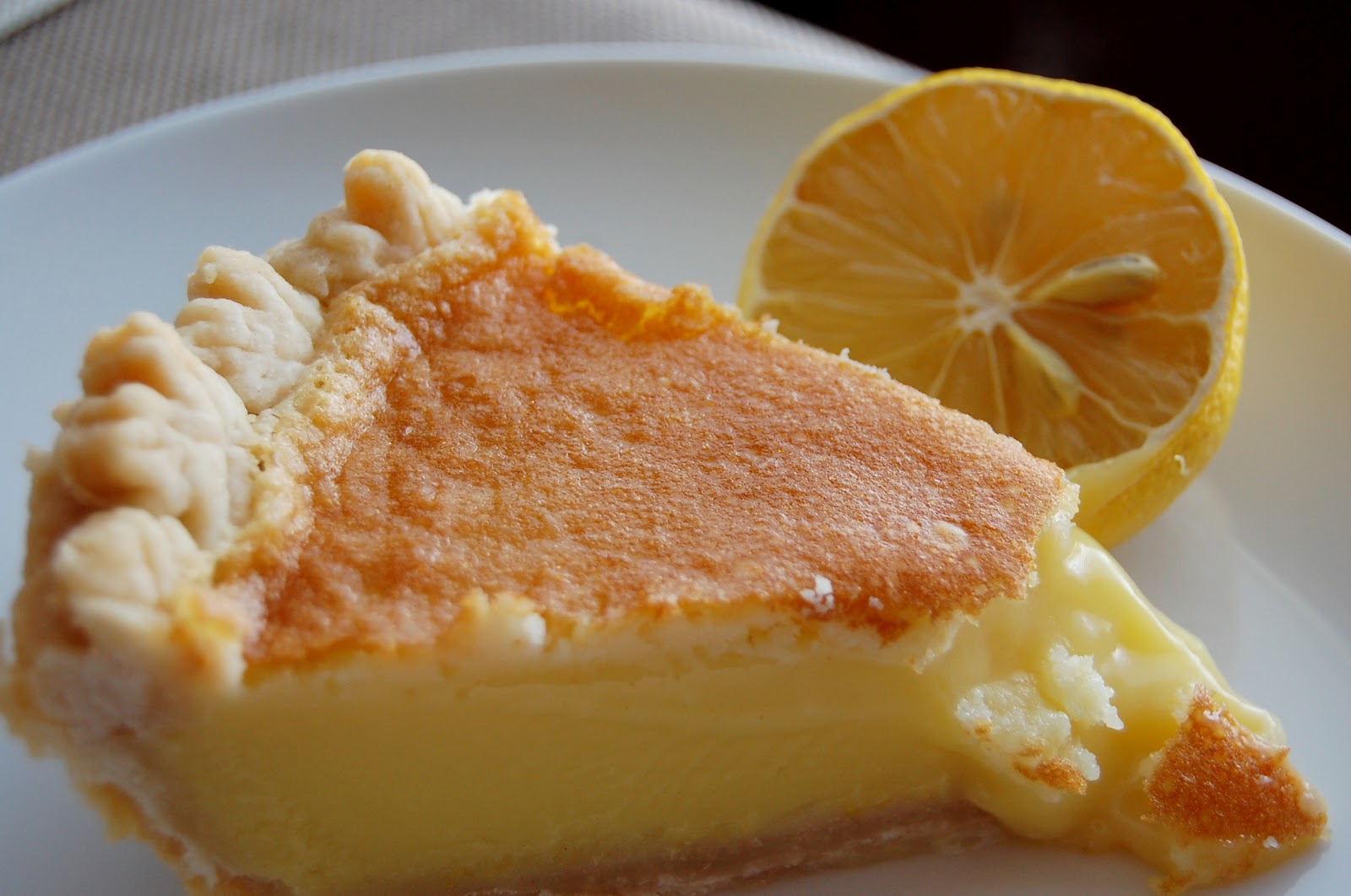 PromiseMe2....and A Lot About Food! Meyers LemonButtermilk Chess Pie