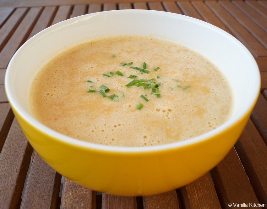 (no) plain Vanilla Kitchen: Spargelsuppe mit Süßkartoffeln und Kokosmilch