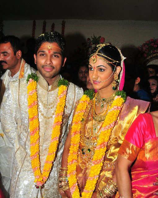 Allu Arjun Marriage and Wedding Photos