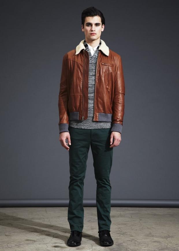 The Huynh Blog Mens Bomber Jacket With Wool Collar