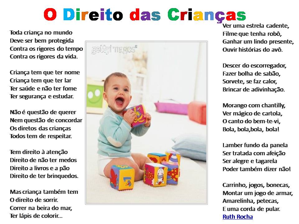 Poema Direito Das Crianças - REVOEDUCA